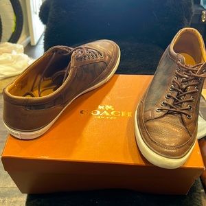 Mens Coach sneakers gently used